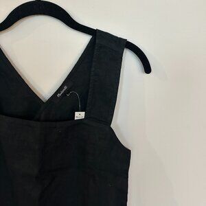 Madewell Linen Open-Back Tank Top